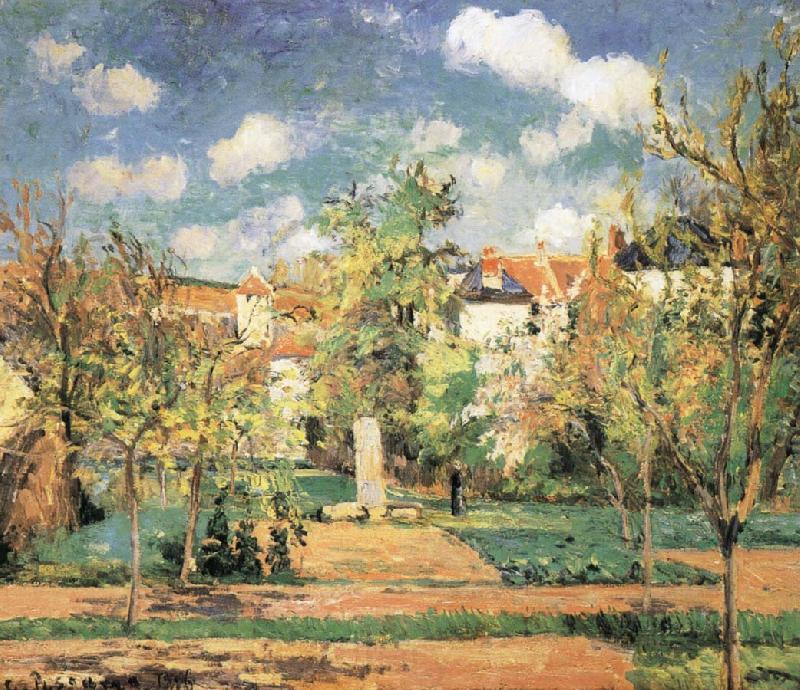 Camille Pissarro Pang plans under the sun Schwarz